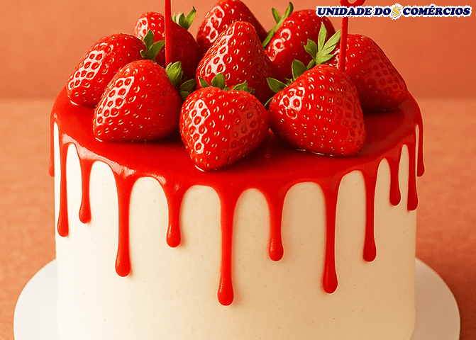 O Bolo de Aniversário de Morango Mais Irresistível!